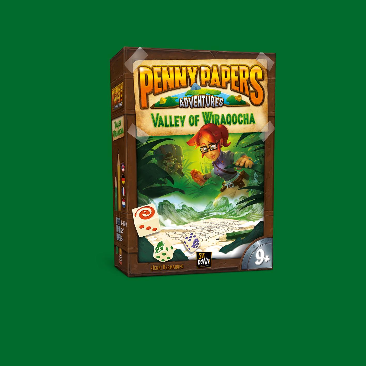 Penny papers Adventures - Valley of Wiraqocha box