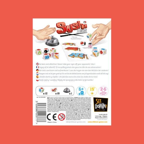 Gioco Da Tavolo SUSHI DICE – Party Game Veloce Con Dadi E Ricette