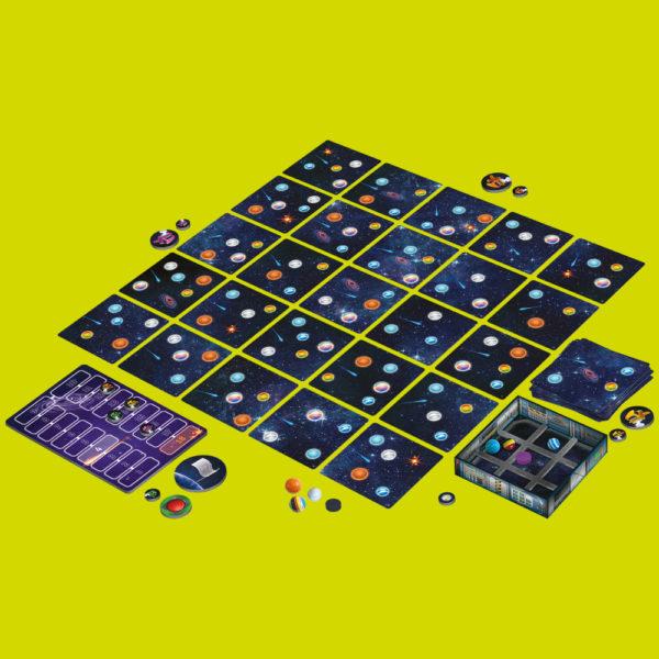 Spacebowl Simulation game with board