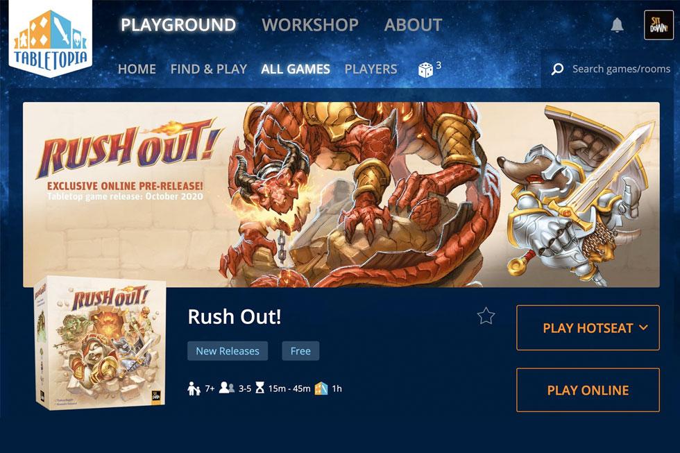 Discover Rush Out! on Tabletopia
